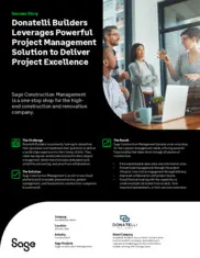 Preview of the Donatelli Builders Case Study