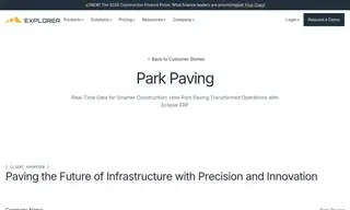 Preview of the Park Paving Case Study