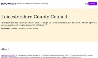 Preview of the Leicestershire County Council Case Study