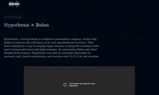 Preview of the Hypothesis Case Study