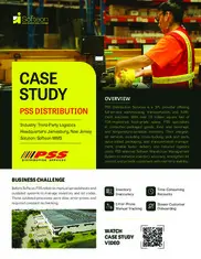 Preview of the PSS Distribution Services Case Study