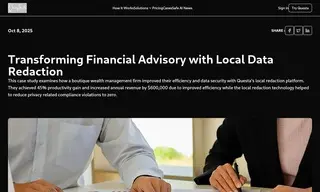 Preview of the Boutique Wealth Management Firm Case Study