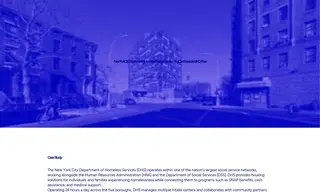 Preview of the New York City Department of Homeless Services Case Study