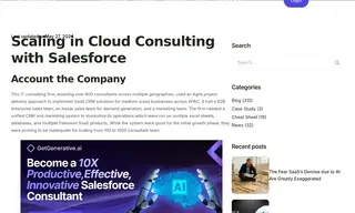 Preview of the Leading IT Consulting Firm Case Study