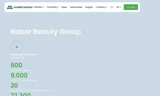Preview of the Babor Beauty Group Case Study
