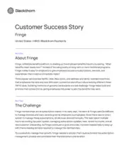 Preview of the Fringe Case Study