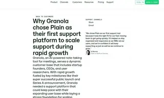 Preview of the Granola Case Study