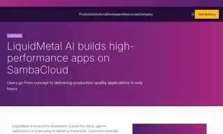 Preview of the LiquidMetal AI Case Study