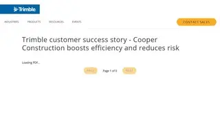 Preview of the Cooper Construction Case Study