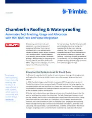Preview of the Chamberlin Roofing and Waterproofing Case Study