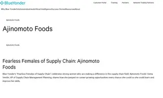 Preview of the Ajinomoto Foods Case Study