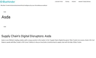 Preview of the ASDA Case Study