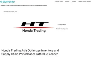 Preview of the Honda Trading Asia Case Study