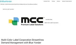 Preview of the Multi-Color Label Corporation Case Study