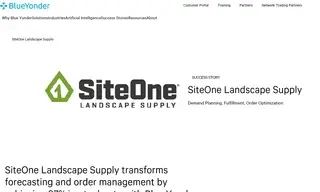 Preview of the SiteOne Landscape Supply Case Study