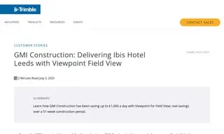 Preview of the GMI Construction Case Study