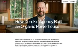 Preview of the Edwin Marie Web Design Case Study