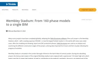 Preview of the Wembley Stadium Case Study
