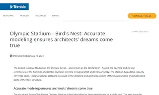 Preview of the Beijing National Stadium Case Study