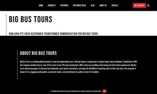 Preview of the Big Bus Tours Case Study