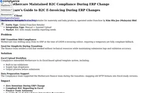 Preview of the Mothercare Malaysia Case Study