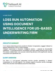 Preview of the Leading U.S.–based Underwriting Services Provider Case Study