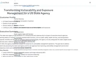 Preview of the US State Government Agency Case Study