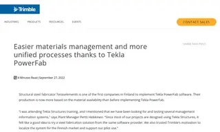 Preview of the Teräselementti Oy Case Study