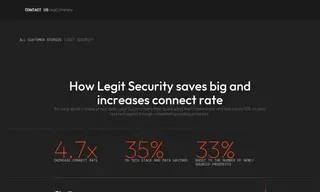 Preview of the Legit Security Case Study