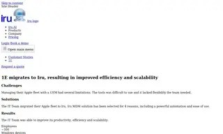 Preview of the 1E Case Study