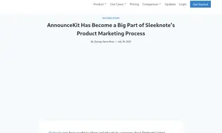 Preview of the Sleeknote Case Study