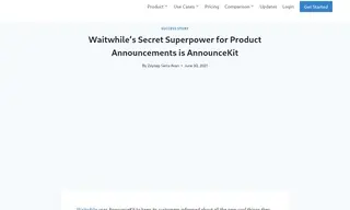Preview of the Waitwhile Case Study