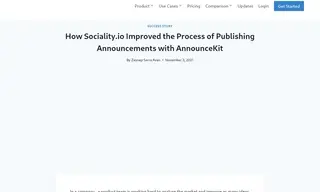 Preview of the Sociality.io Case Study