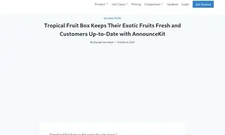 Preview of the Tropical Fruit Box Case Study
