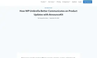 Preview of the WP Umbrella Case Study