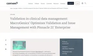 Preview of the MacroGenics Case Study