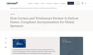 Preview of the TrialAssure Case Study