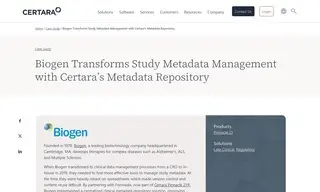 Preview of the Biogen Case Study