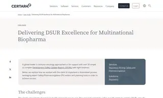 Preview of the Multinational Biopharma Company Case Study