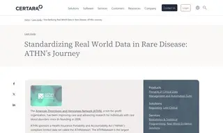 Preview of the American Thrombosis and Hemostasis Network (ATHN) Case Study