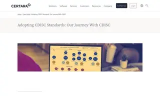 Preview of the Clinical Data Interchange Standards Consortium (CDISC) Case Study