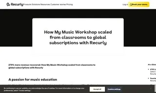 Preview of the My Music Workshop Case Study