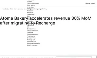 Preview of the Atome Bakery Case Study