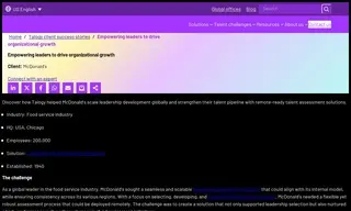 Preview of the McDonald’s Case Study