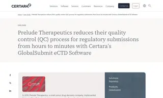 Preview of the Prelude Therapeutics Case Study