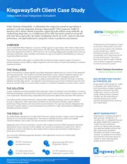 Preview of the Data Integration Consultant Case Study