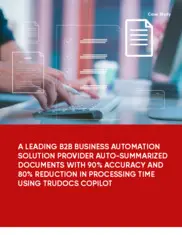 Preview of the Leading B2B Automation Solution Provider Case Study