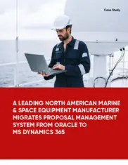 Preview of the Large Marine & Space Manufacturer Case Study