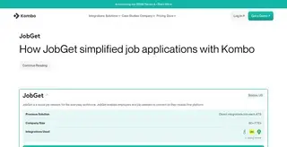 Preview of the JobGet Case Study