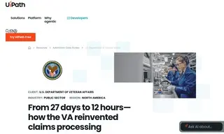 Preview of the U.S. Department of Veteran Affairs Case Study